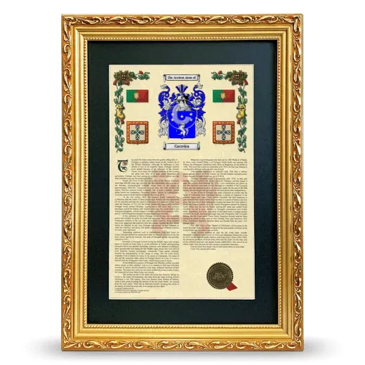 Carreira Deluxe Armorial Framed - Gold