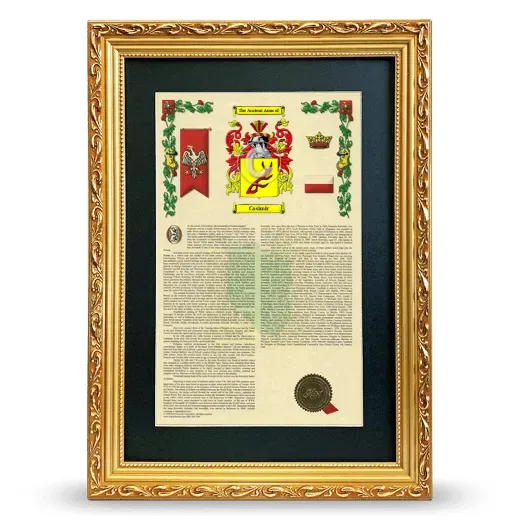 Casimir Deluxe Armorial Framed - Gold