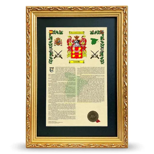 Castrillo Deluxe Armorial Framed - Gold