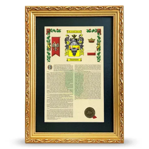 Chmielnicki Deluxe Armorial Framed - Gold