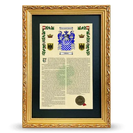 Cohens Deluxe Armorial Framed - Gold