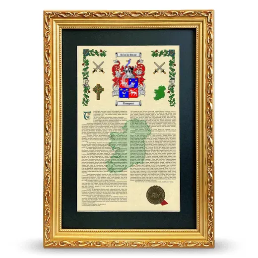 Compart Deluxe Armorial Framed - Gold