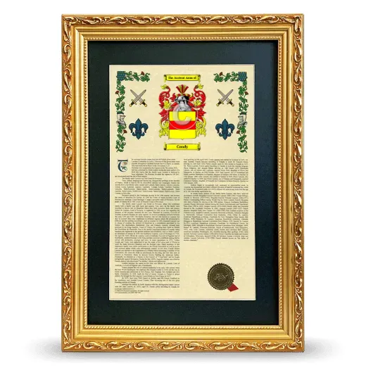 Condy Deluxe Armorial Framed - Gold