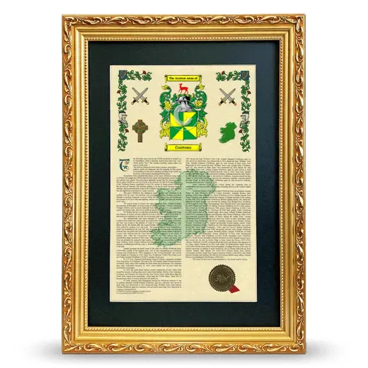 Crotteau Deluxe Armorial Framed - Gold