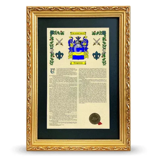 D'augereau Deluxe Armorial Framed - Gold