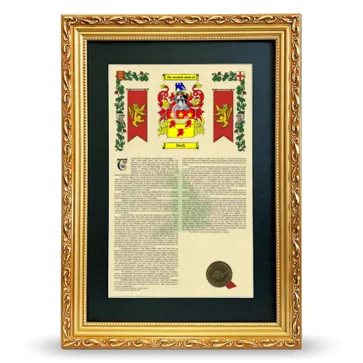 Dack Deluxe Armorial Framed - Gold