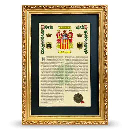 Dalbenden Deluxe Armorial Framed - Gold
