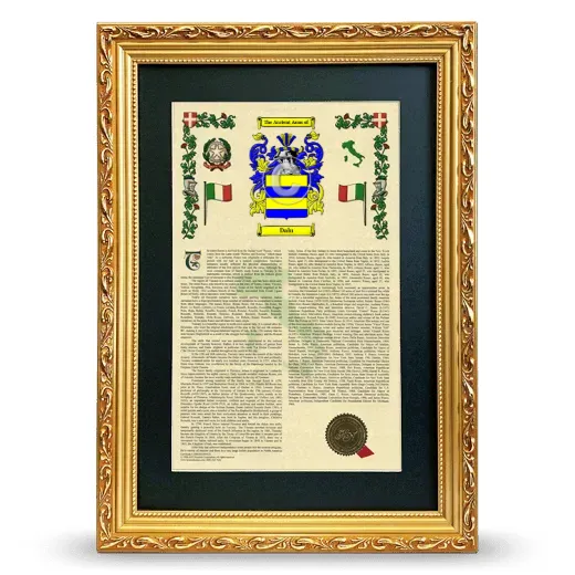 Dalu Deluxe Armorial Framed - Gold