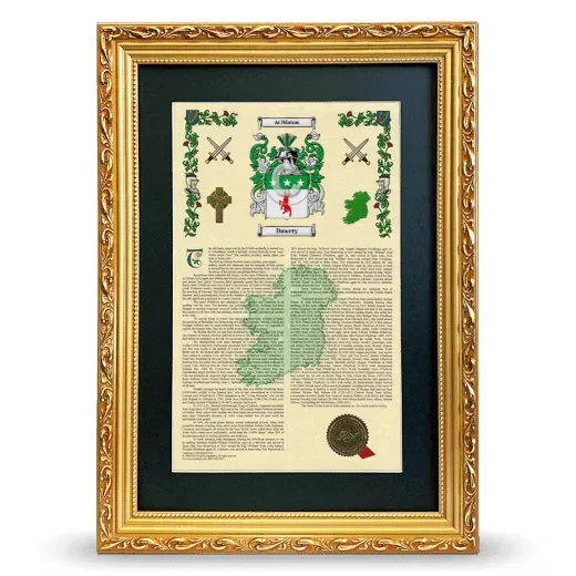Dawety Deluxe Armorial Framed - Gold