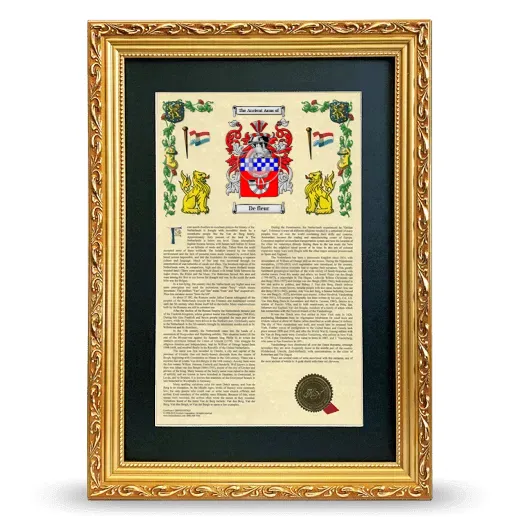 De fleur Deluxe Armorial Framed - Gold