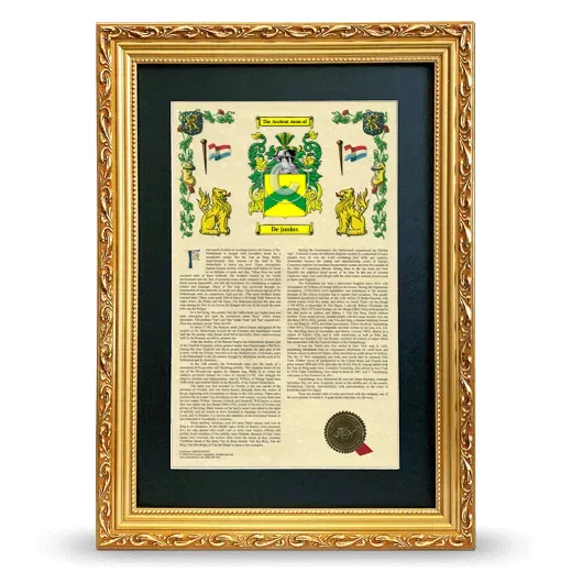 De junius Deluxe Armorial Framed - Gold