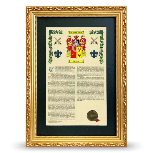De riou Deluxe Armorial Framed - Gold