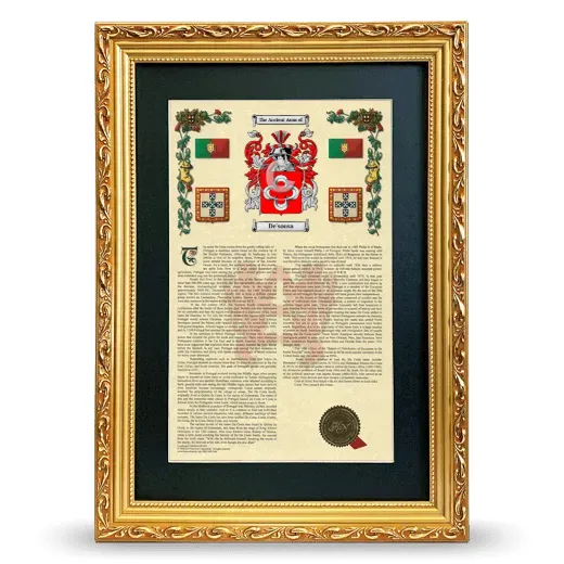 De'sousa Deluxe Armorial Framed - Gold