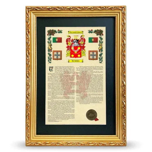 De-freites Deluxe Armorial Framed - Gold