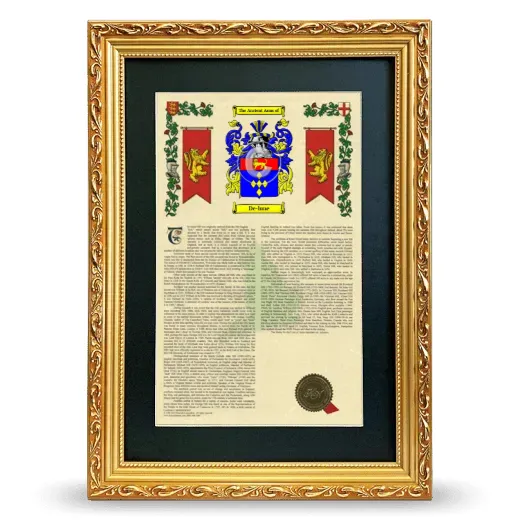 De-lune Deluxe Armorial Framed - Gold