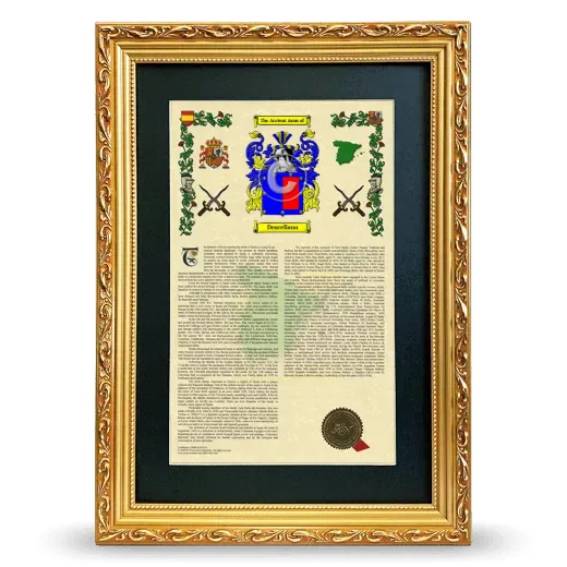 Dearellano Deluxe Armorial Framed - Gold