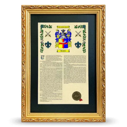 Decaires Deluxe Armorial Framed - Gold
