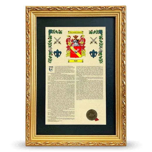 Defé Deluxe Armorial Framed - Gold