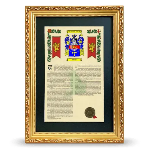 Delain Deluxe Armorial Framed - Gold