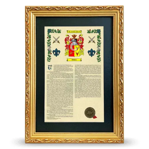 Delary Deluxe Armorial Framed - Gold
