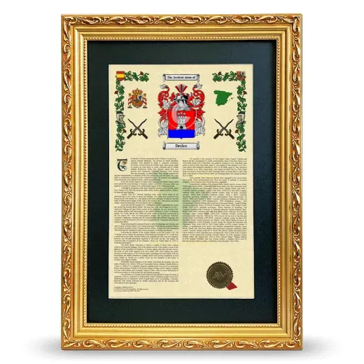 Derios Deluxe Armorial Framed - Gold