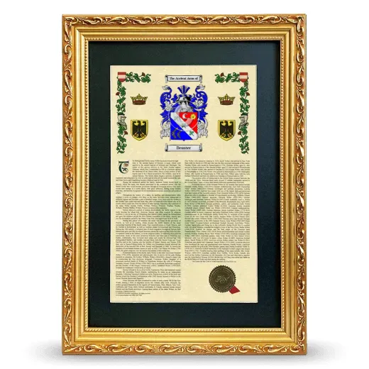 Deuster Deluxe Armorial Framed - Gold
