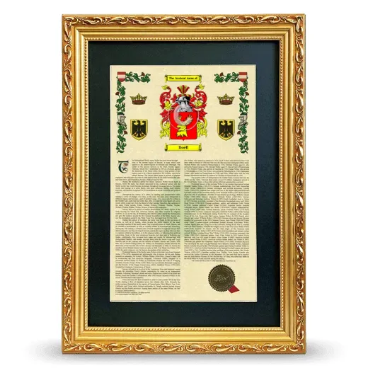 Doell Deluxe Armorial Framed - Gold