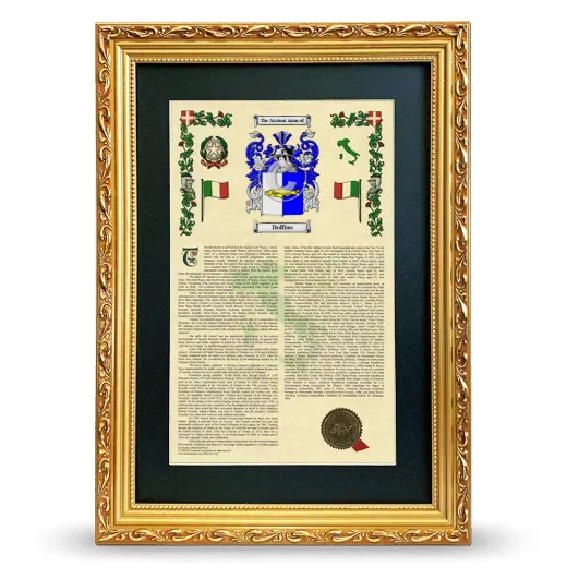 Dolfino Deluxe Armorial Framed - Gold