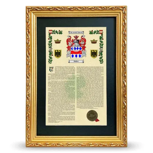 Dolter Deluxe Armorial Framed - Gold