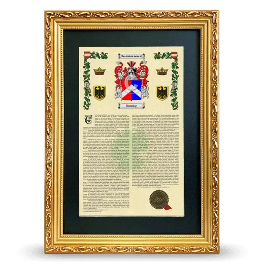 Doming Deluxe Armorial Framed - Gold