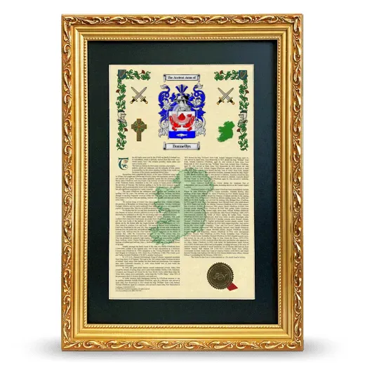Donnellys Deluxe Armorial Framed - Gold