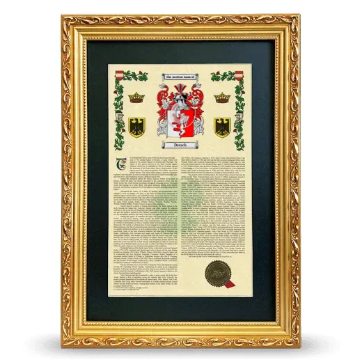 Dresch Deluxe Armorial Framed - Gold