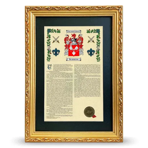 Du monceau Deluxe Armorial Framed - Gold