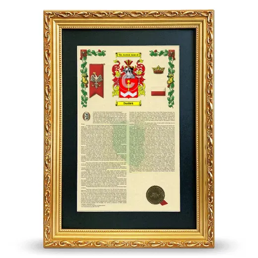 Duddek Deluxe Armorial Framed - Gold