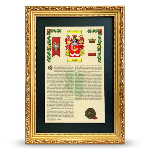 Dudiak Deluxe Armorial Framed - Gold
