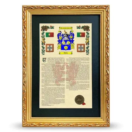 Dutra Deluxe Armorial Framed - Gold