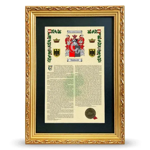 Dzialowski Deluxe Armorial Framed - Gold