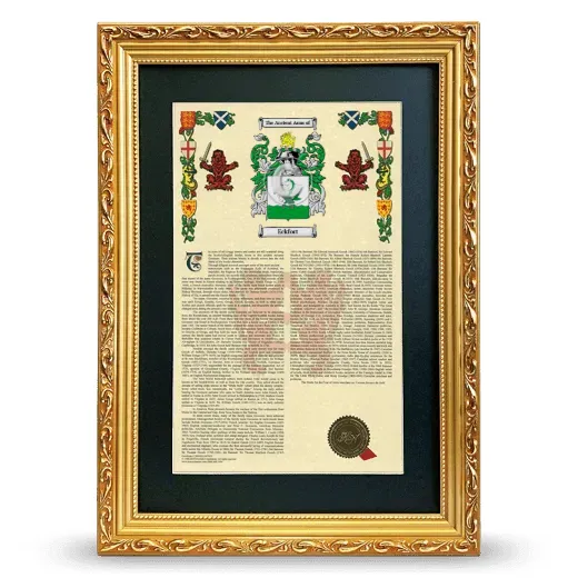 Eckfort Deluxe Armorial Framed - Gold