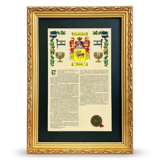 Ehrman Deluxe Armorial Framed - Gold