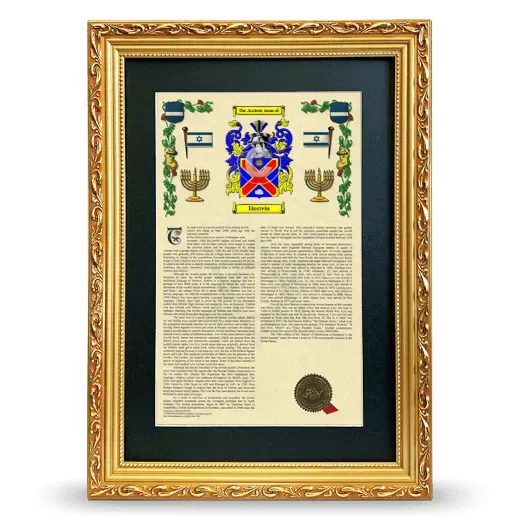 Einstein Deluxe Armorial Framed - Gold