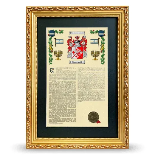 Eisenschmidt Deluxe Armorial Framed - Gold