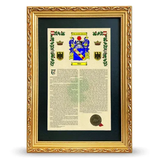 Ekke Deluxe Armorial Framed - Gold