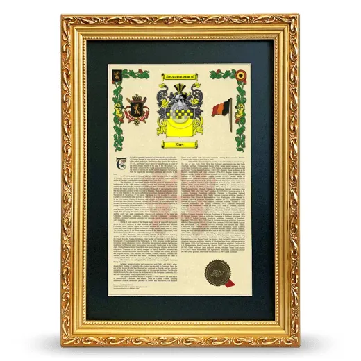 Elter Deluxe Armorial Framed - Gold