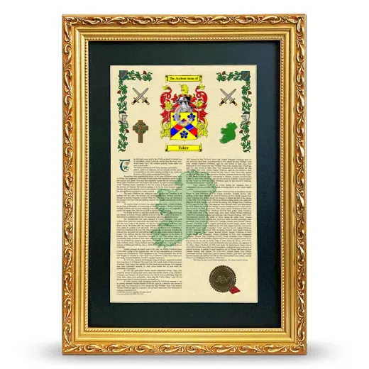 Esker Deluxe Armorial Framed - Gold