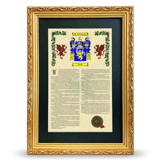 Evene Deluxe Armorial Framed - Gold