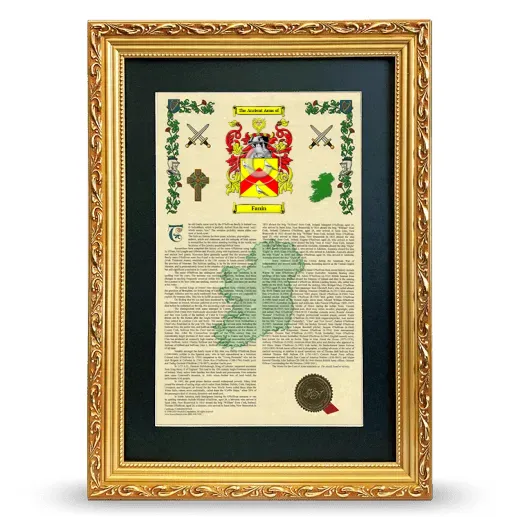 Fanin Deluxe Armorial Framed - Gold