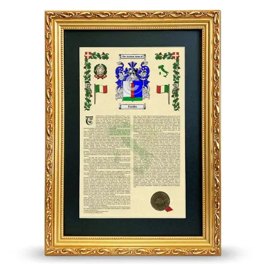 Fariño Deluxe Armorial Framed - Gold