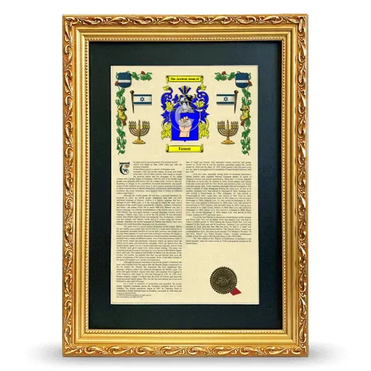Fausst Deluxe Armorial Framed - Gold