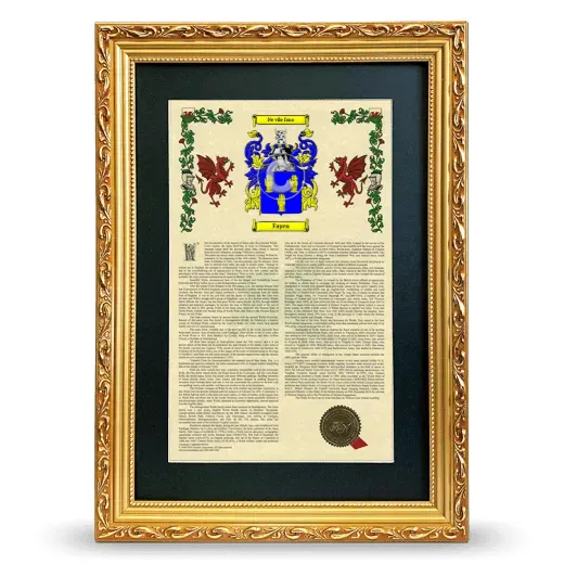 Fayen Deluxe Armorial Framed - Gold