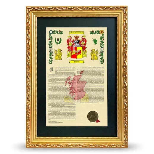 Fearns Deluxe Armorial Framed - Gold